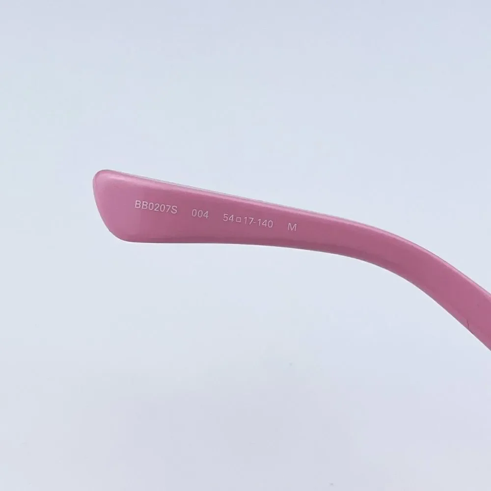 SALE! NEW Balenciaga BB0207S 004 Pink Brown Cat Eye Unisex Sunglasses